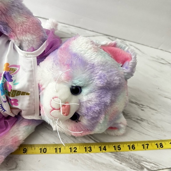 Build A Bear Workshop Pastel Swirl Kitty Cat BAB Plush Stuffed Animal Size 16" - Picture 8 of 11